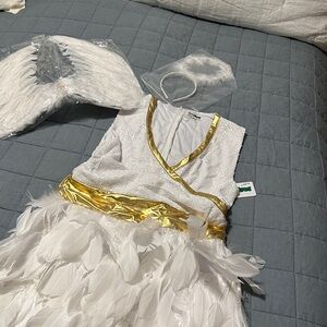 Tipsy Elves White and Gold Angel Costume